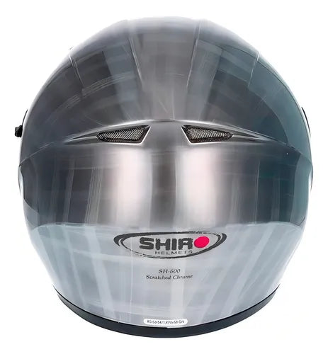 CASCO CERRADO CERTIFICADO ECE / SHIRO 600 BASE CROMADO